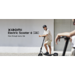 Xiaomi Electric Scooter 6 Lite Ηλεκτρικό Πατίνι με 25km/h Max Ταχύτητα και 25km Αυτονομία σε Μαύρο Χρώμα